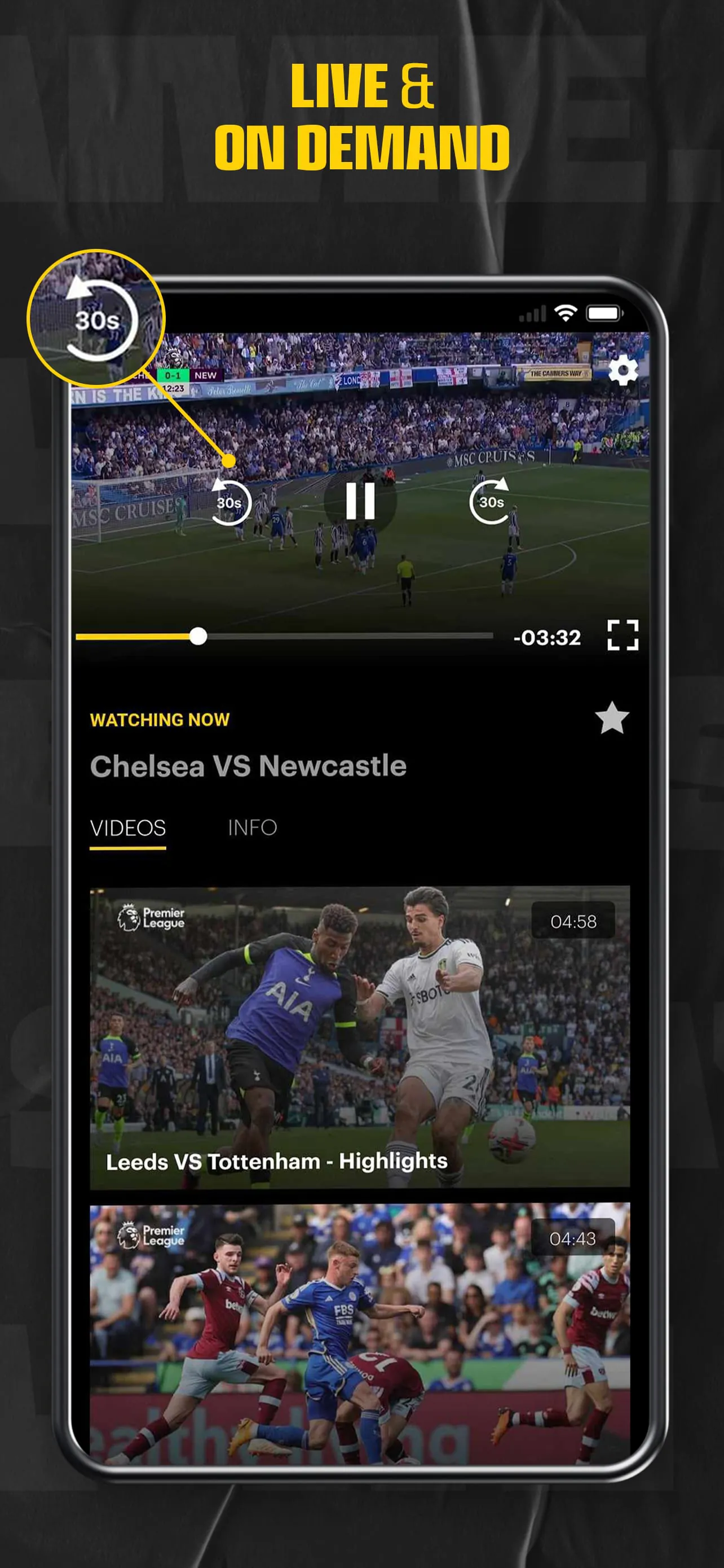 Setanta Sports: Sports TV App