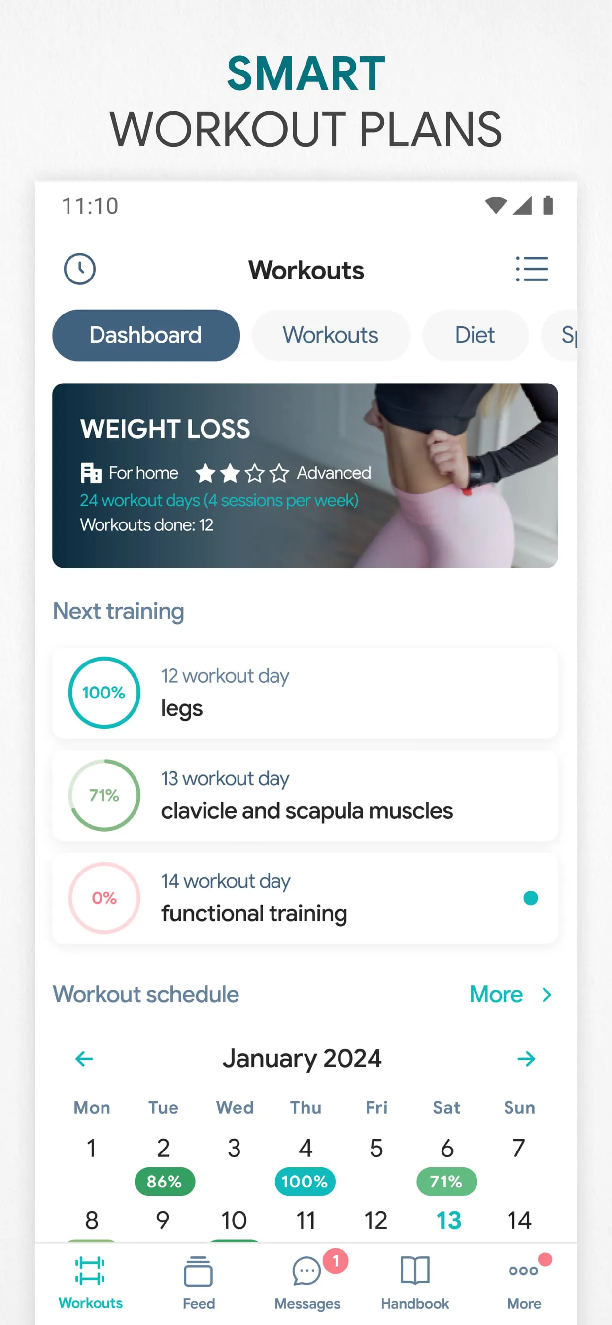 Fitness App: Gym Workout Plan