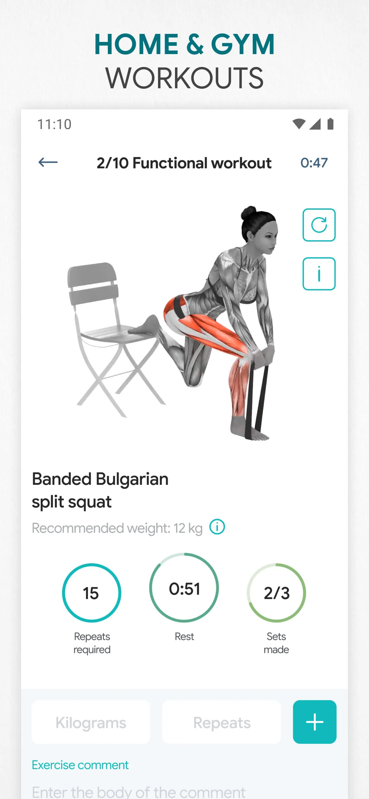Fitness App: Gym Workout Plan