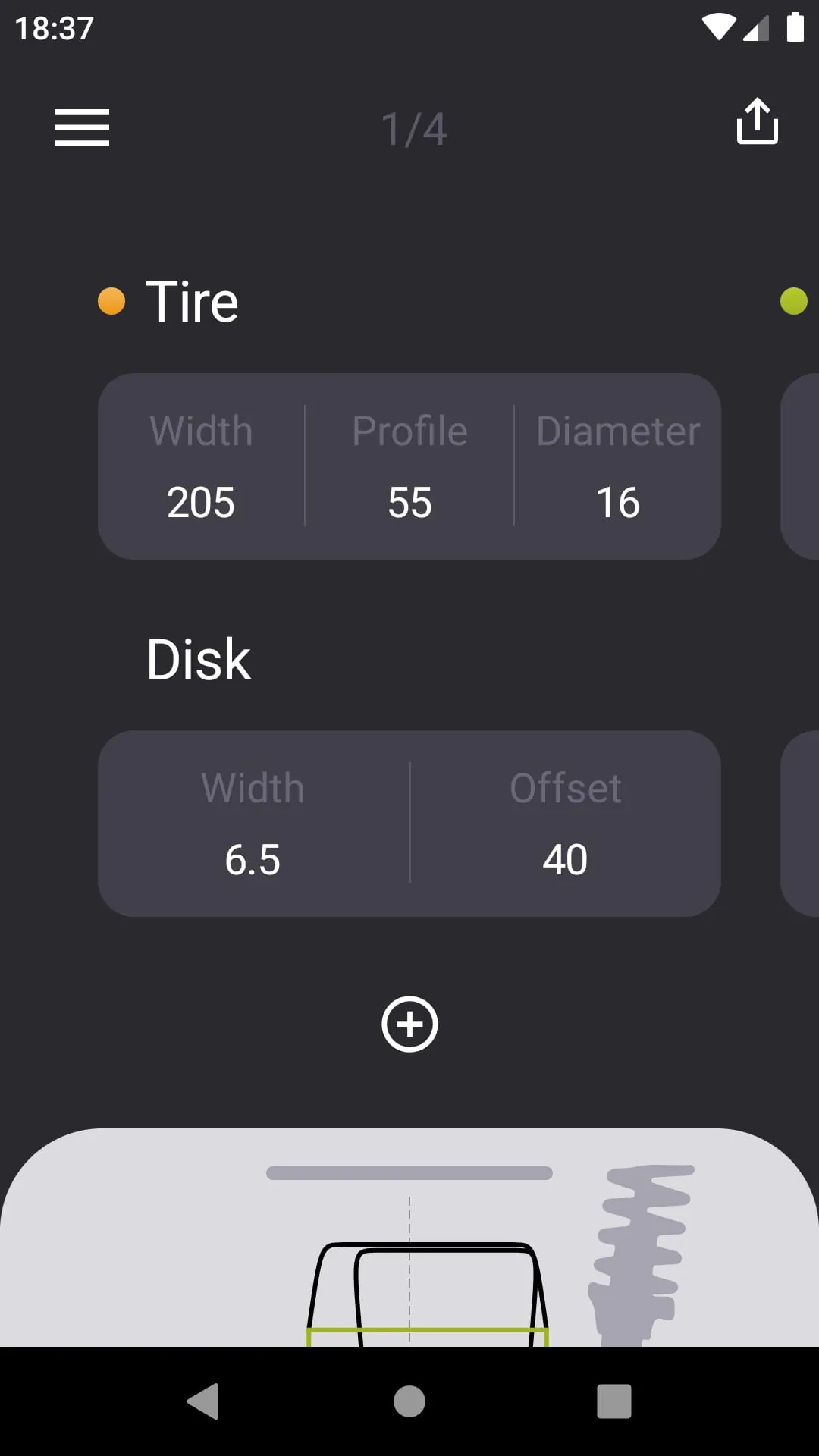 Tire Size Calculator: Car tool
