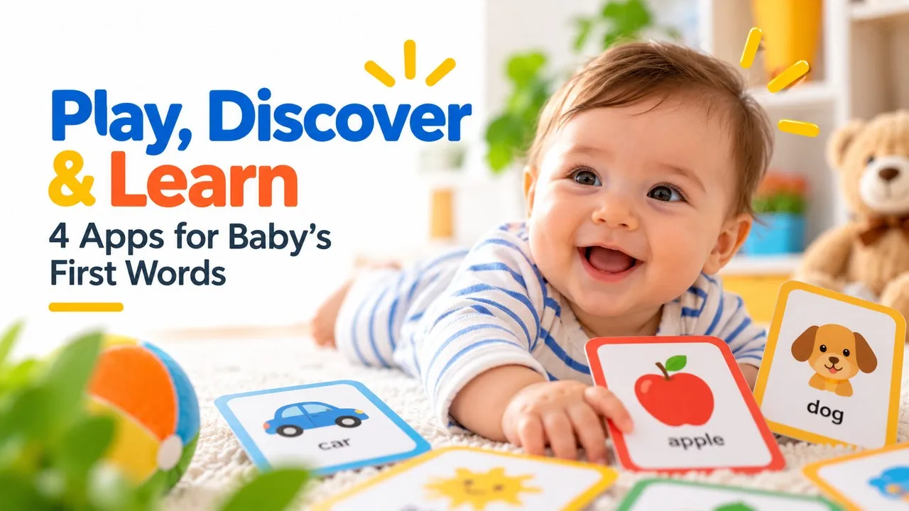 Play, Discover & Learn: 4 Apps for Baby’s First Words