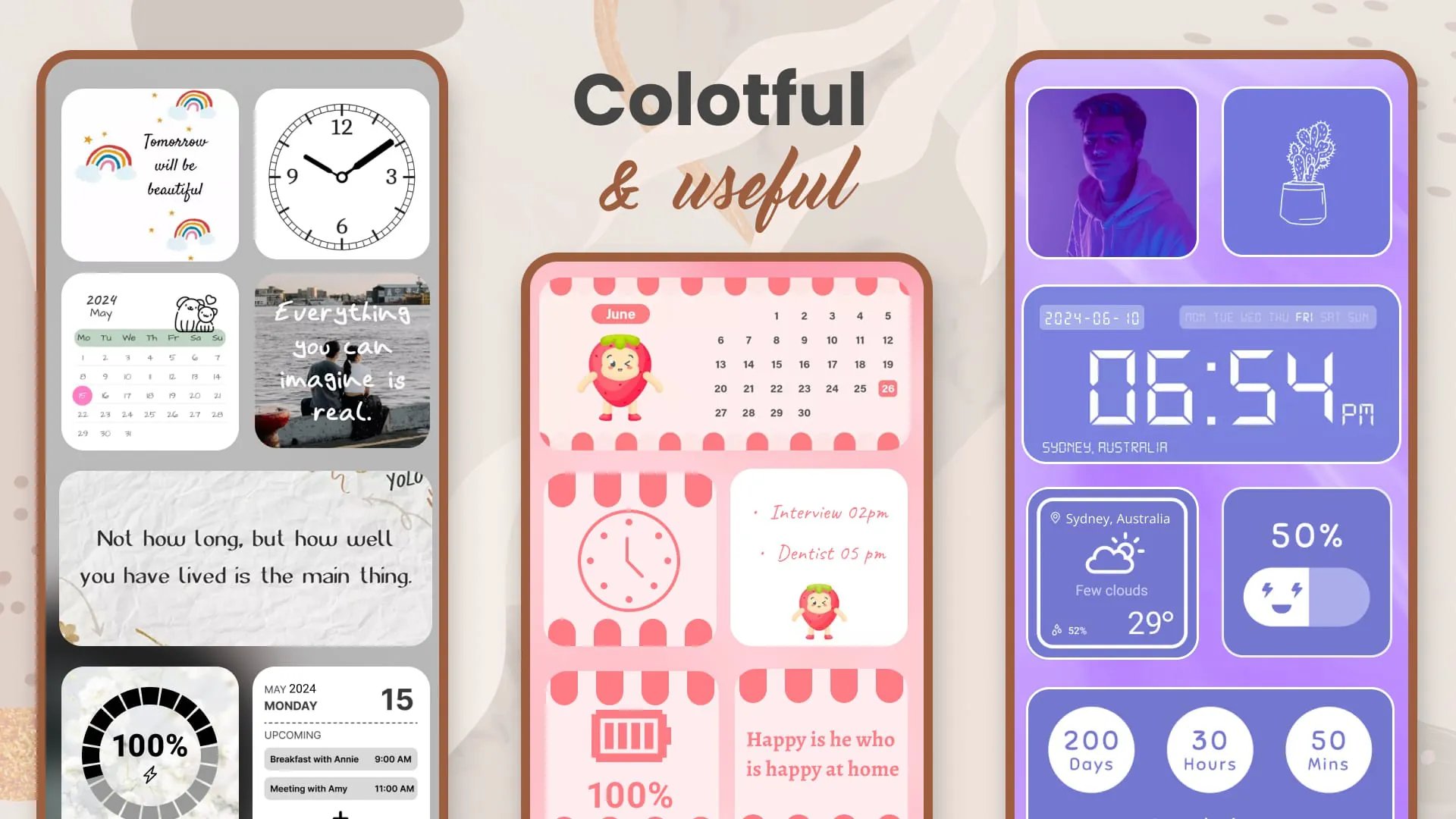 Widget 2025: Aesthetic Widgets