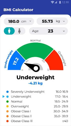 BMI Calculator - Ideal Weight