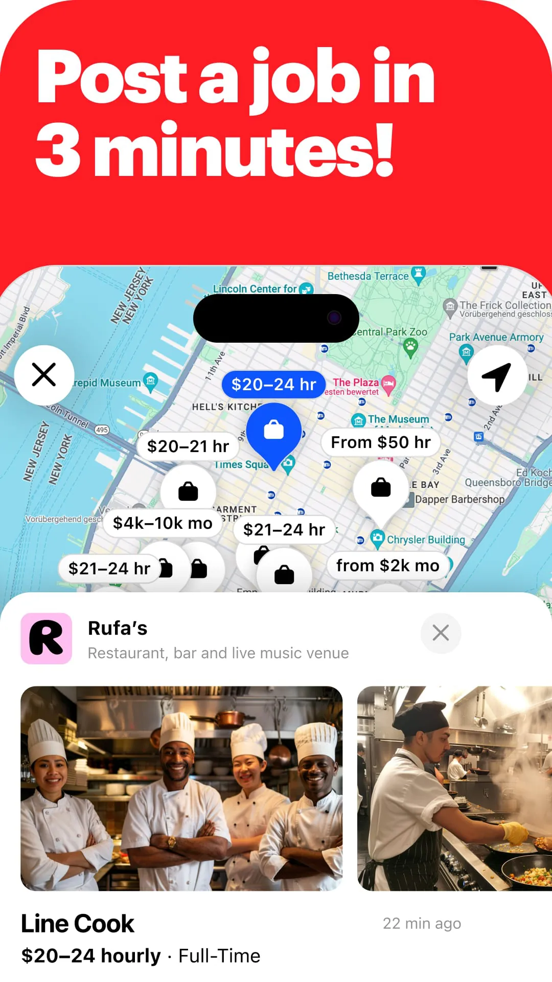 JOB TODAY: Hire in 24 Hours