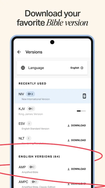 YouVersion Bible App + Audio