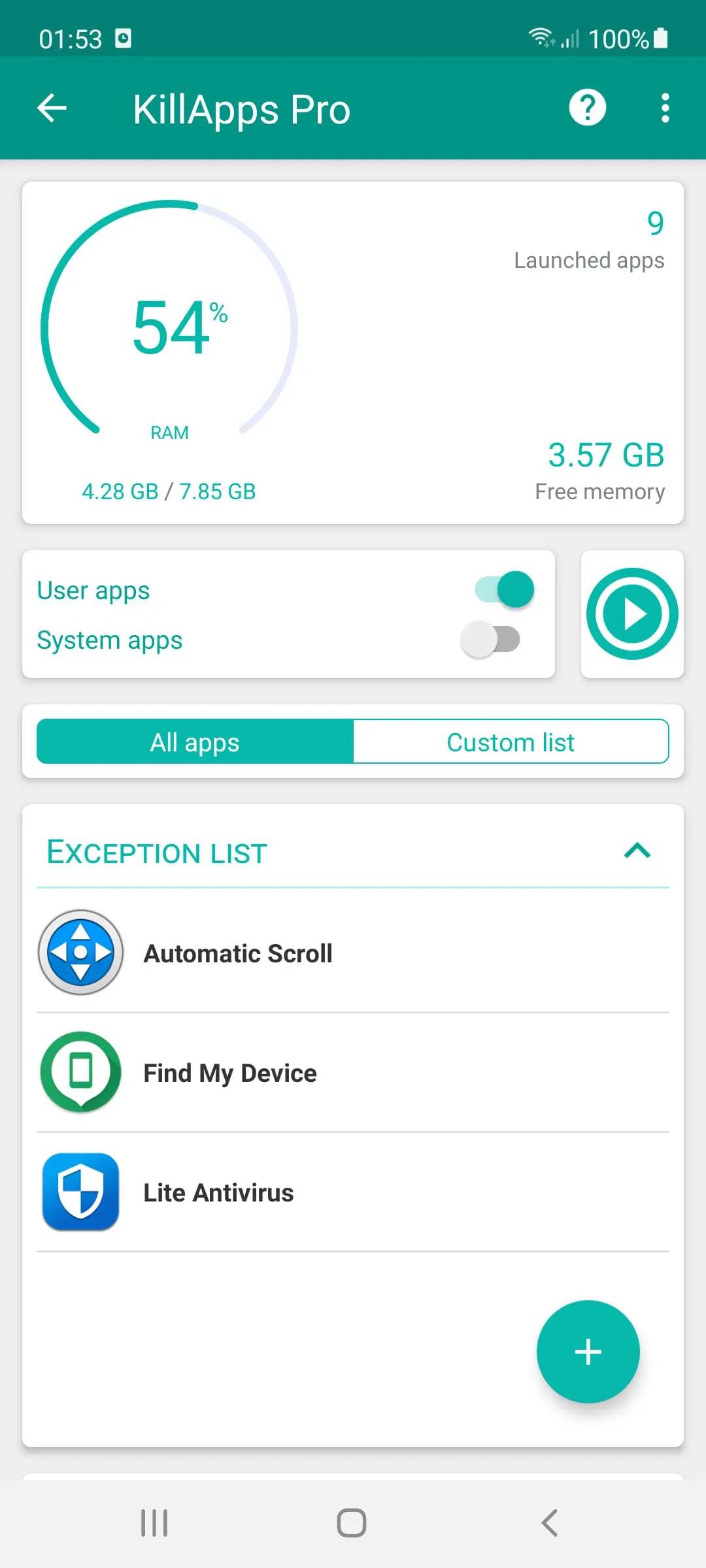 KillApps: Close Apps Running