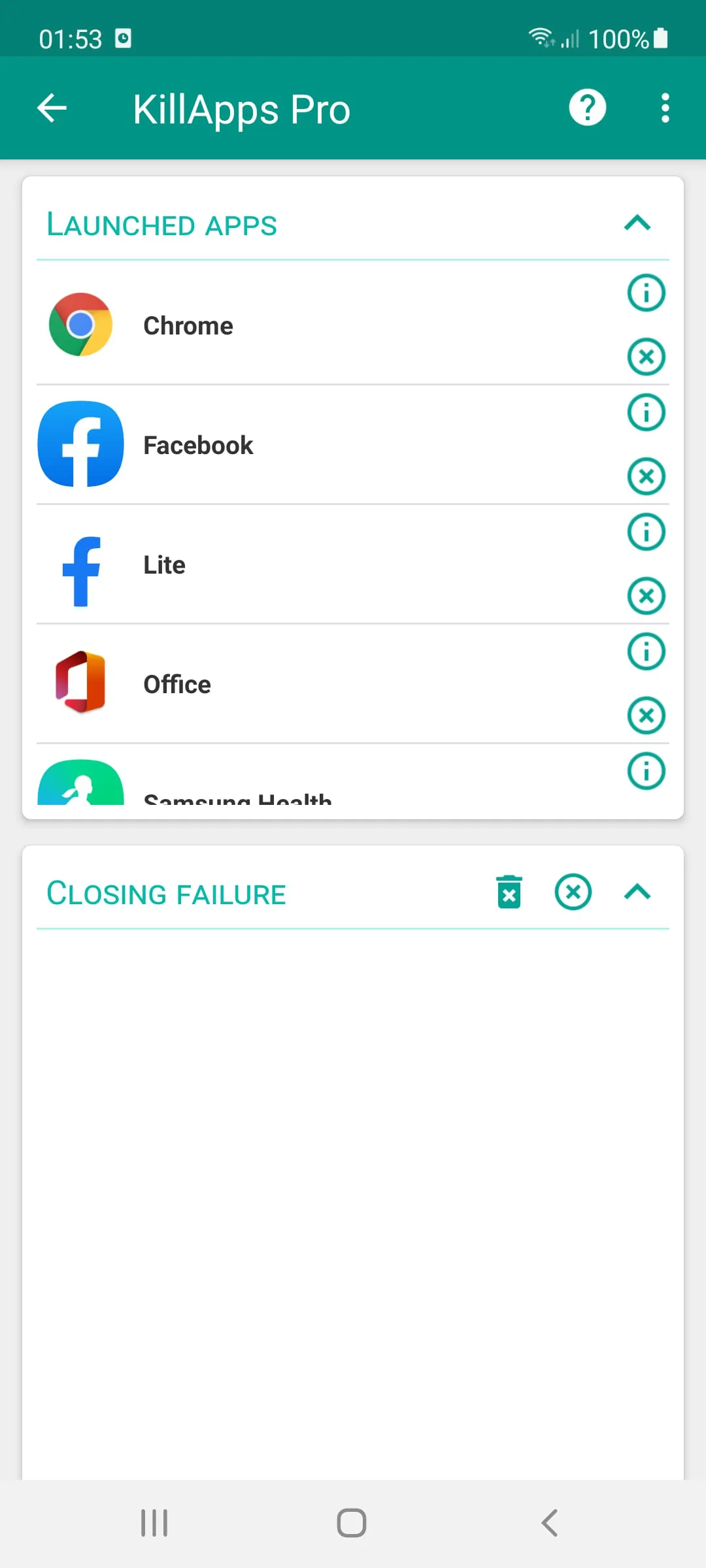 KillApps: Close Apps Running