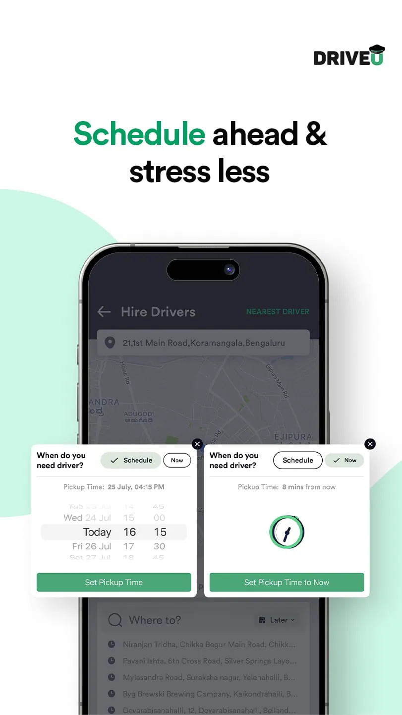 DriveU: Drivers & Car Services