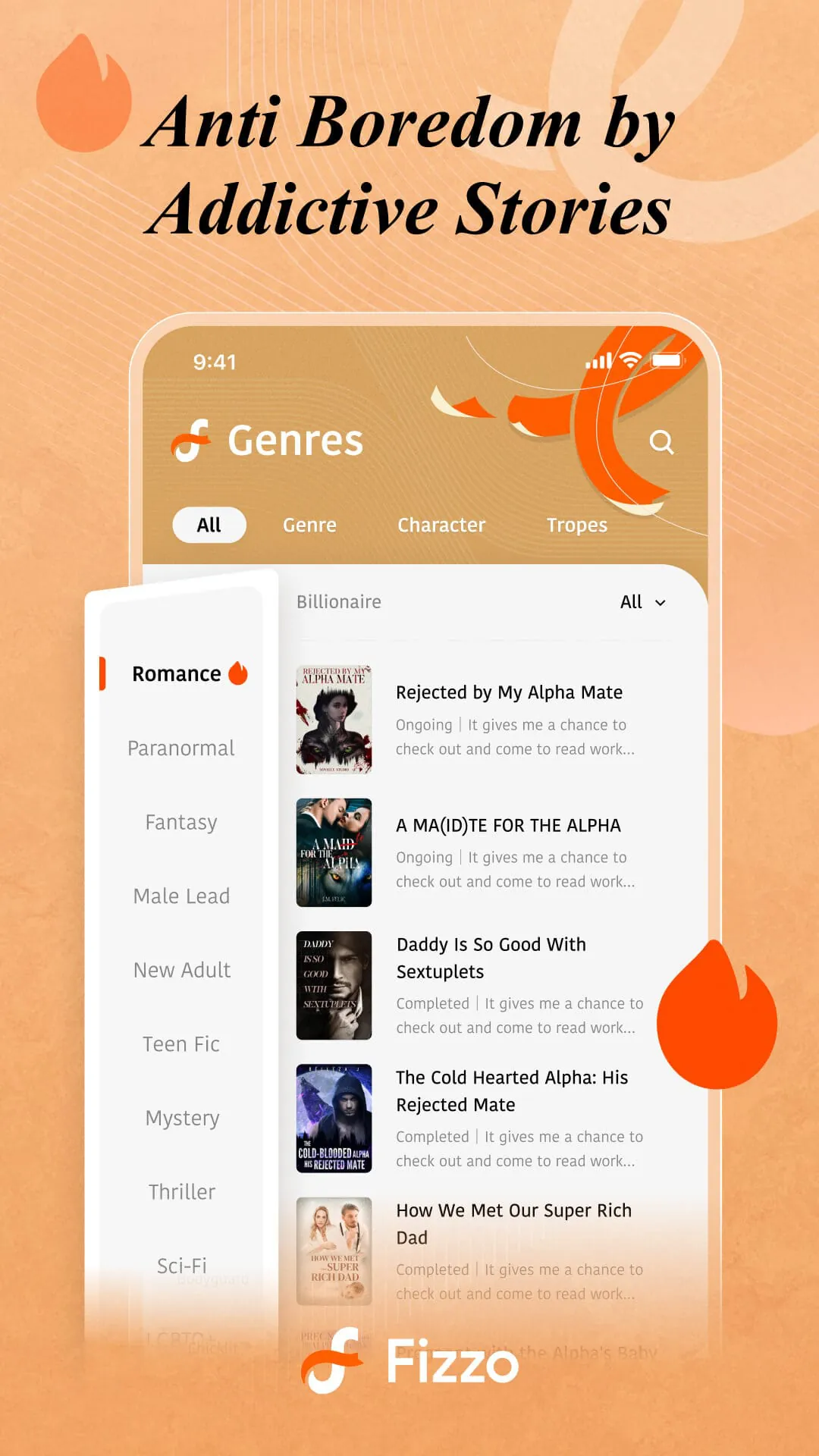 Fizzo Novel - Reading Offline