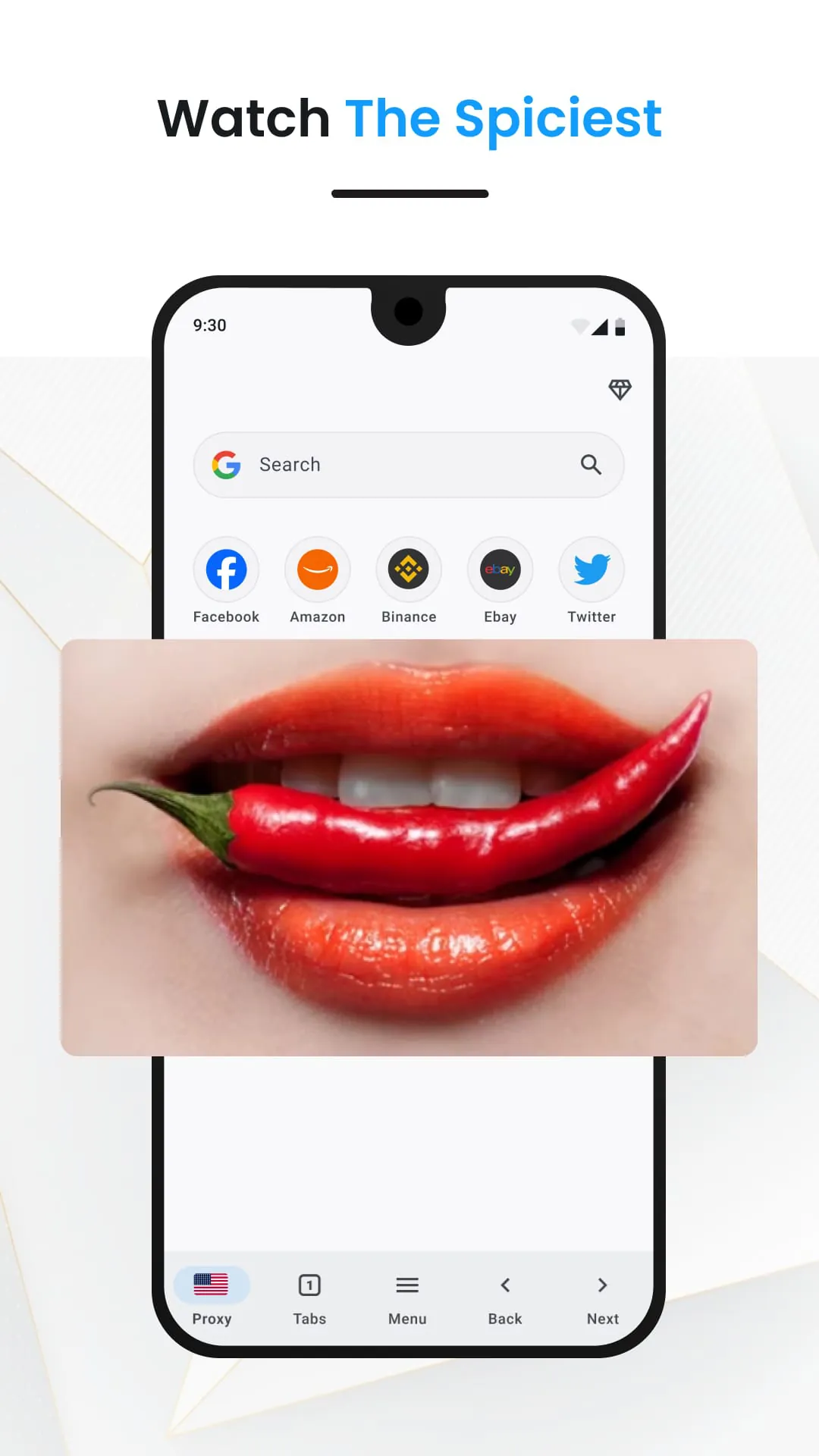 SecureX - Safe Proxy Browser