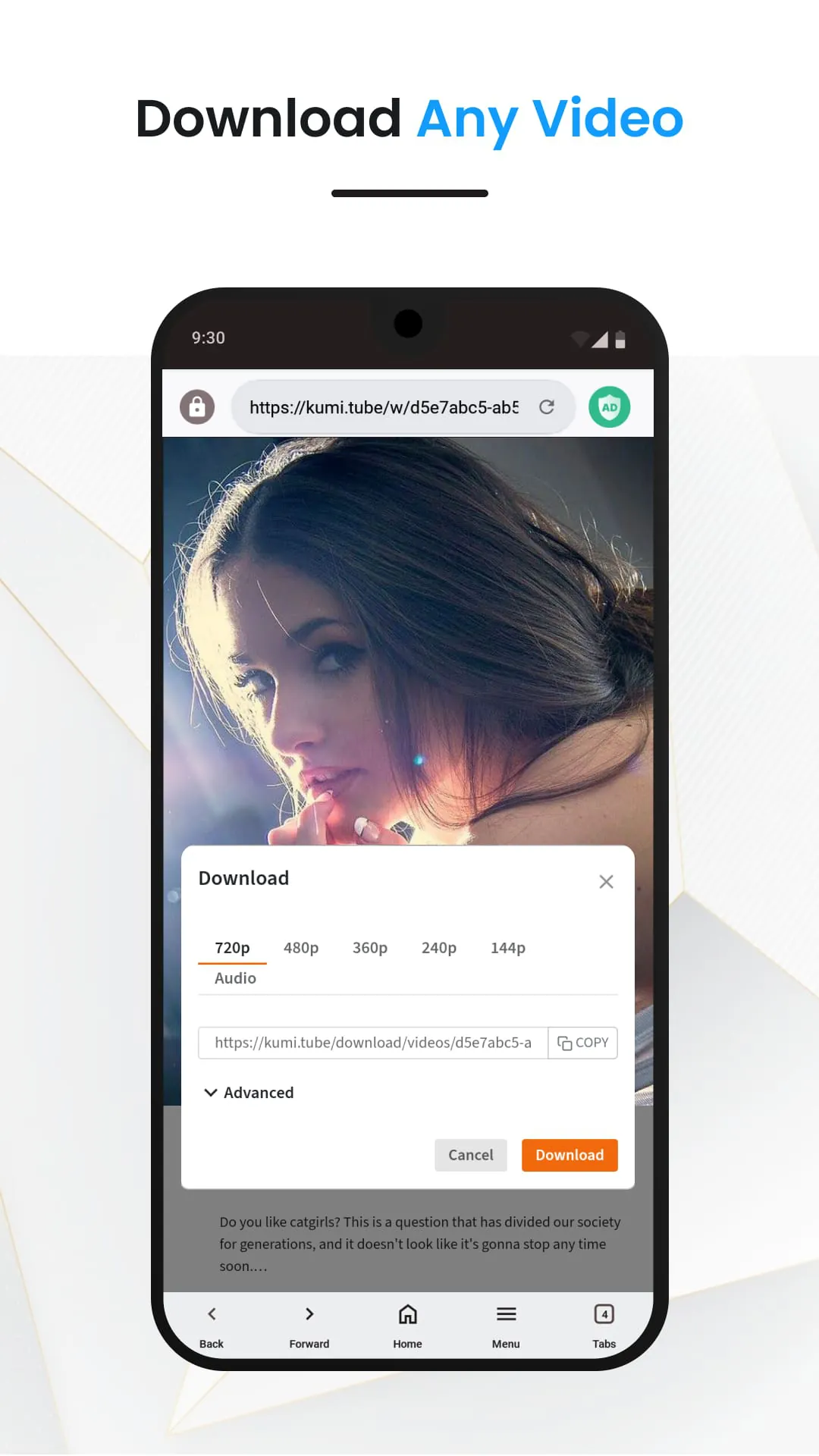SecureX - Safe Proxy Browser