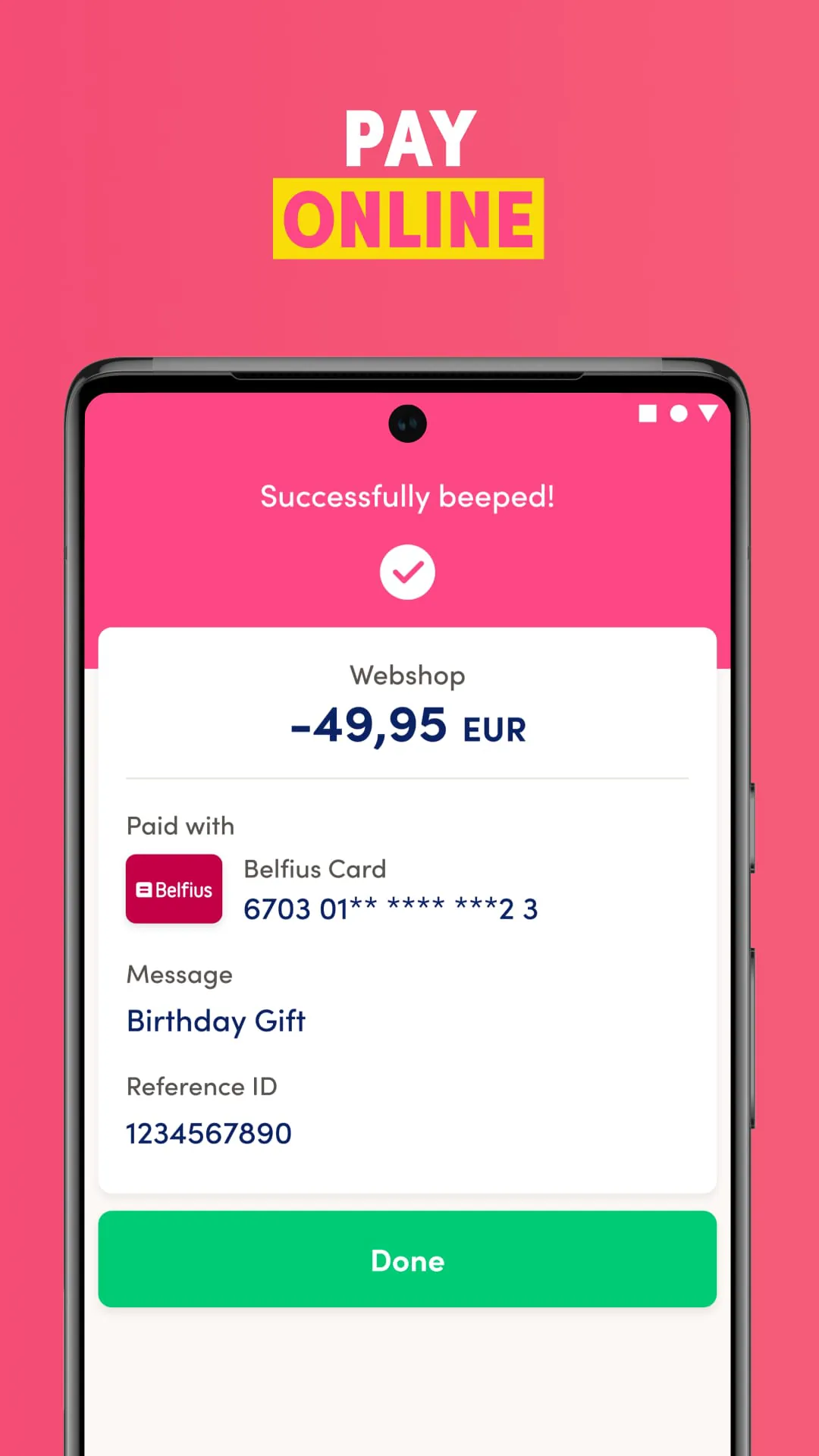 Payconiq by Bancontact