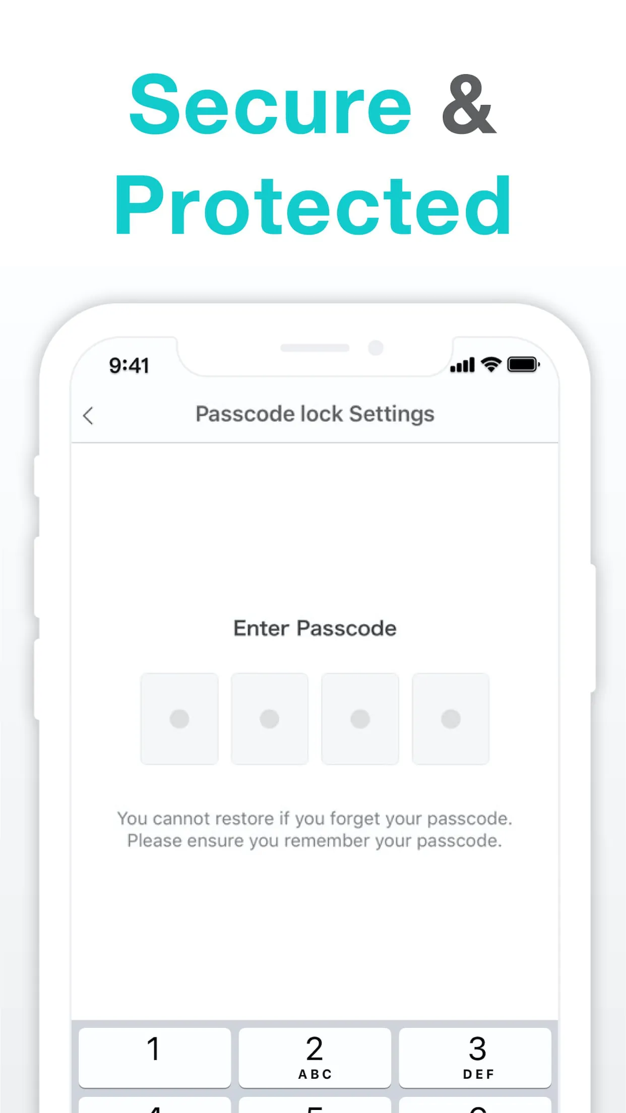 Simple Diary - journal w/ lock