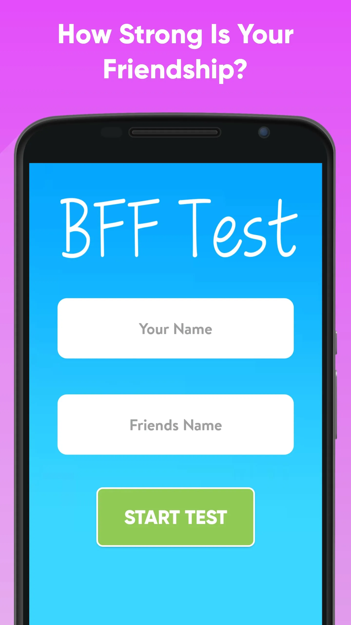 BFF Friendship Test