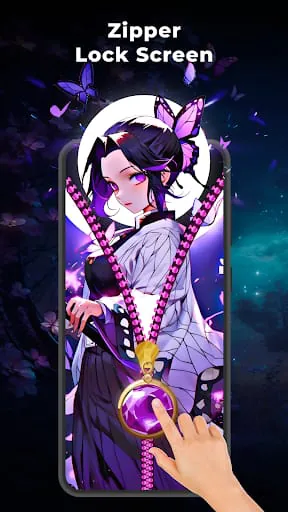 Zipper Lock Screen: Zip Theme