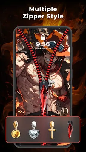 Zipper Lock Screen: Zip Theme