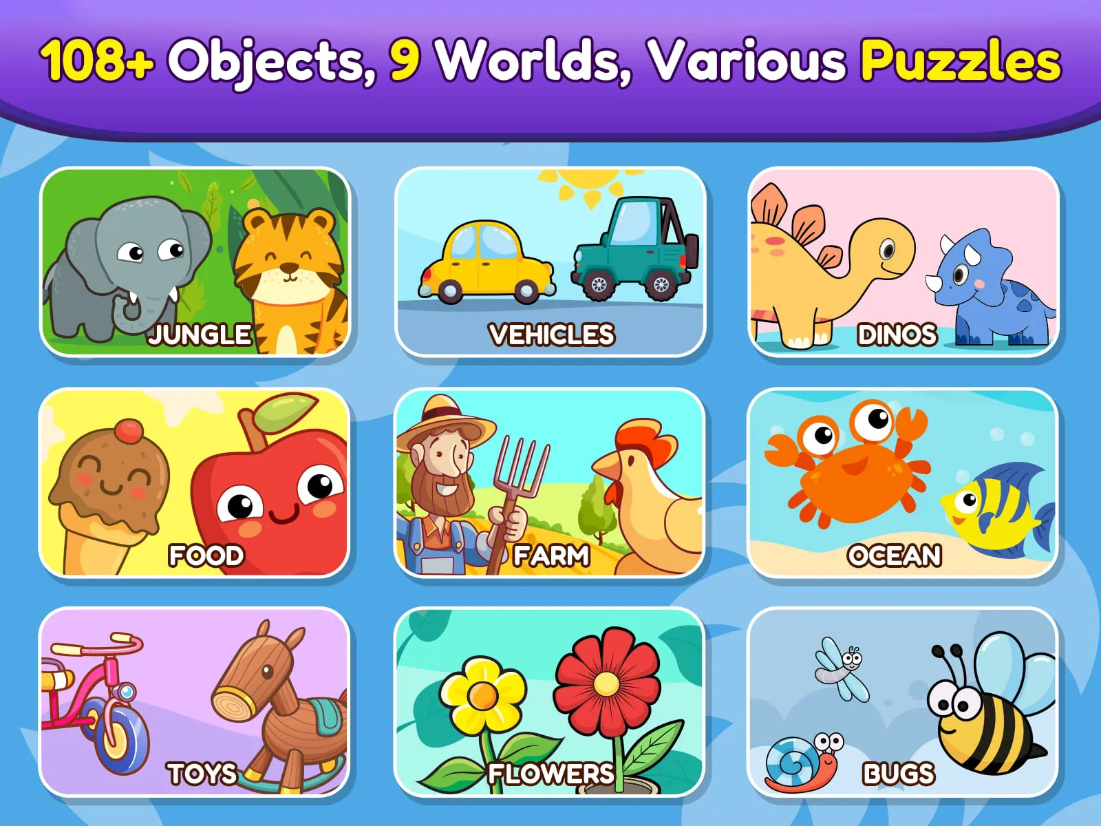 Baby Puzzle Games for Toddlers