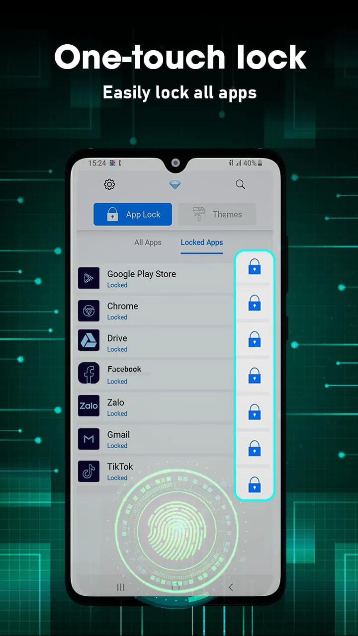 App Lock : Fingerprint & Pin