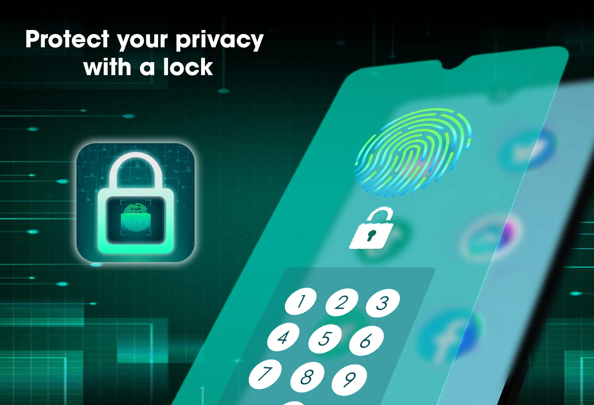 App Lock : Fingerprint & Pin