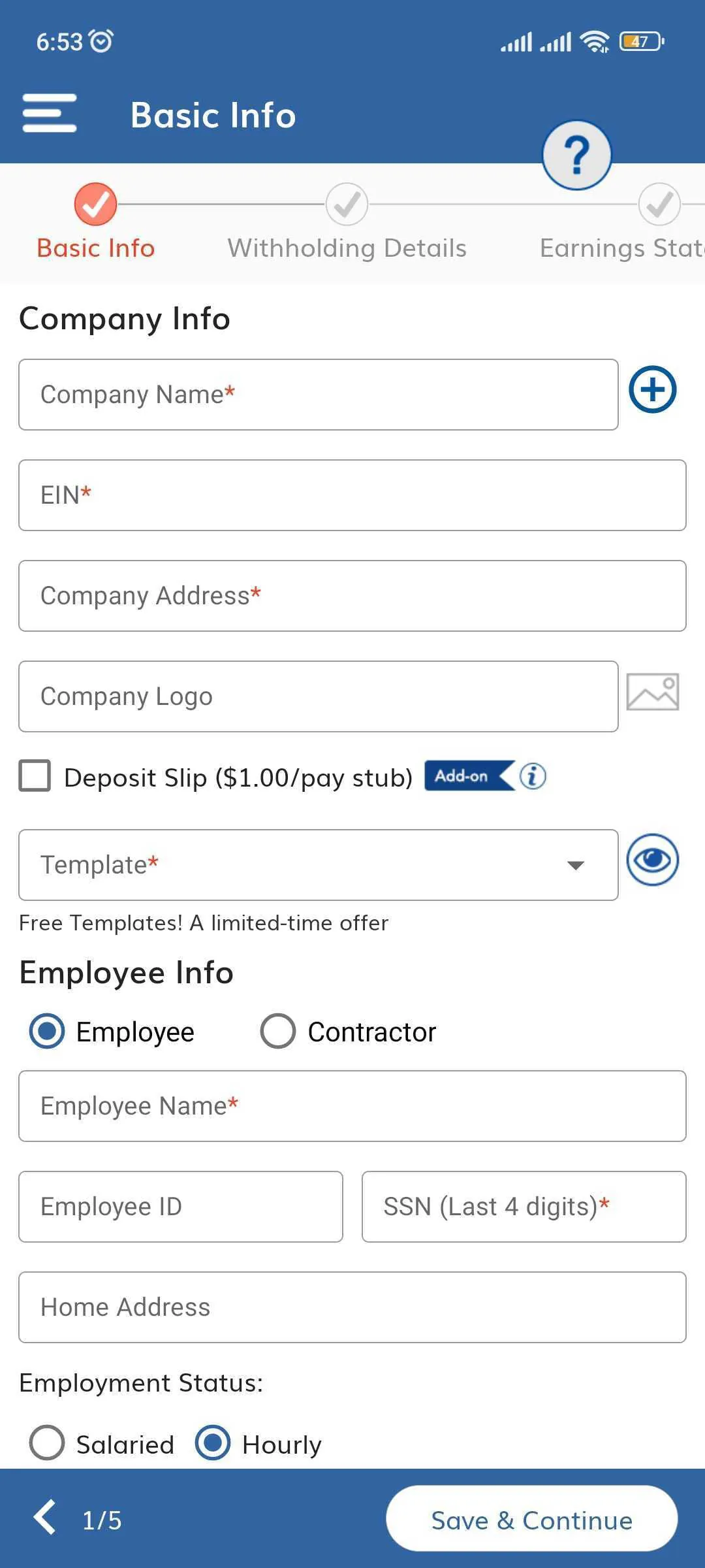 Paystub Generator: Check Maker