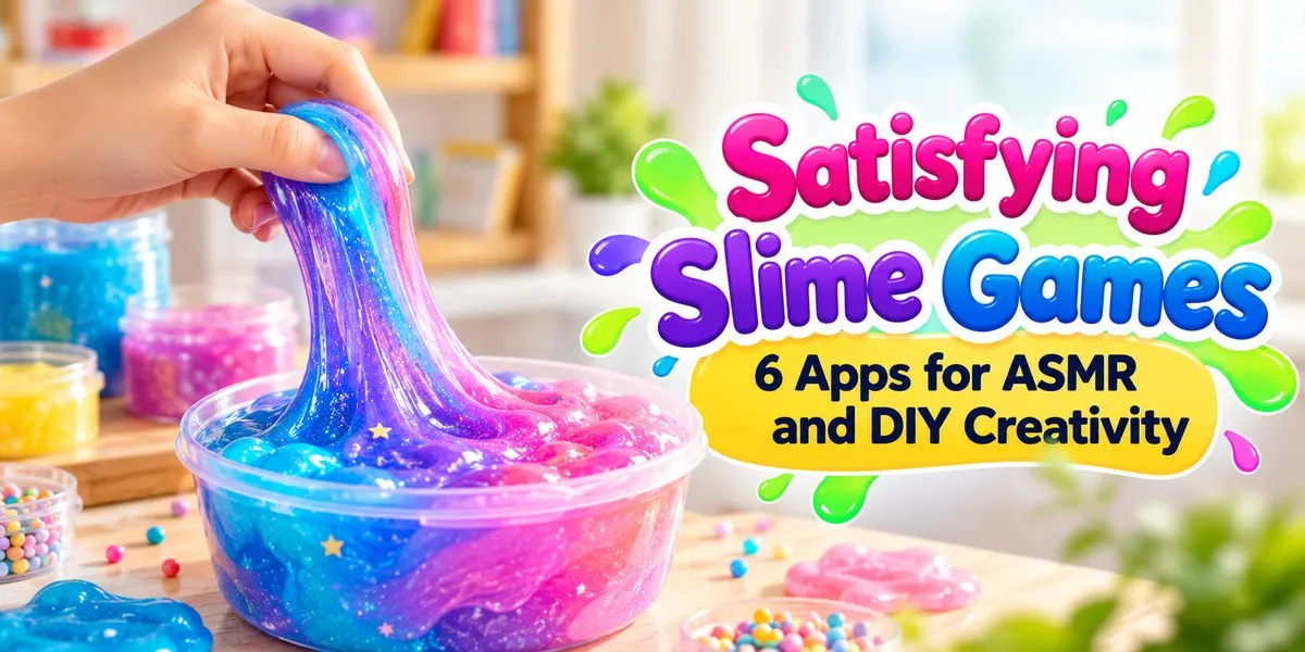 Satisfying Slime Games - 6 Apps for ASMR and DIY Creativity