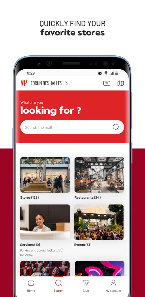 Westfield - shopping app