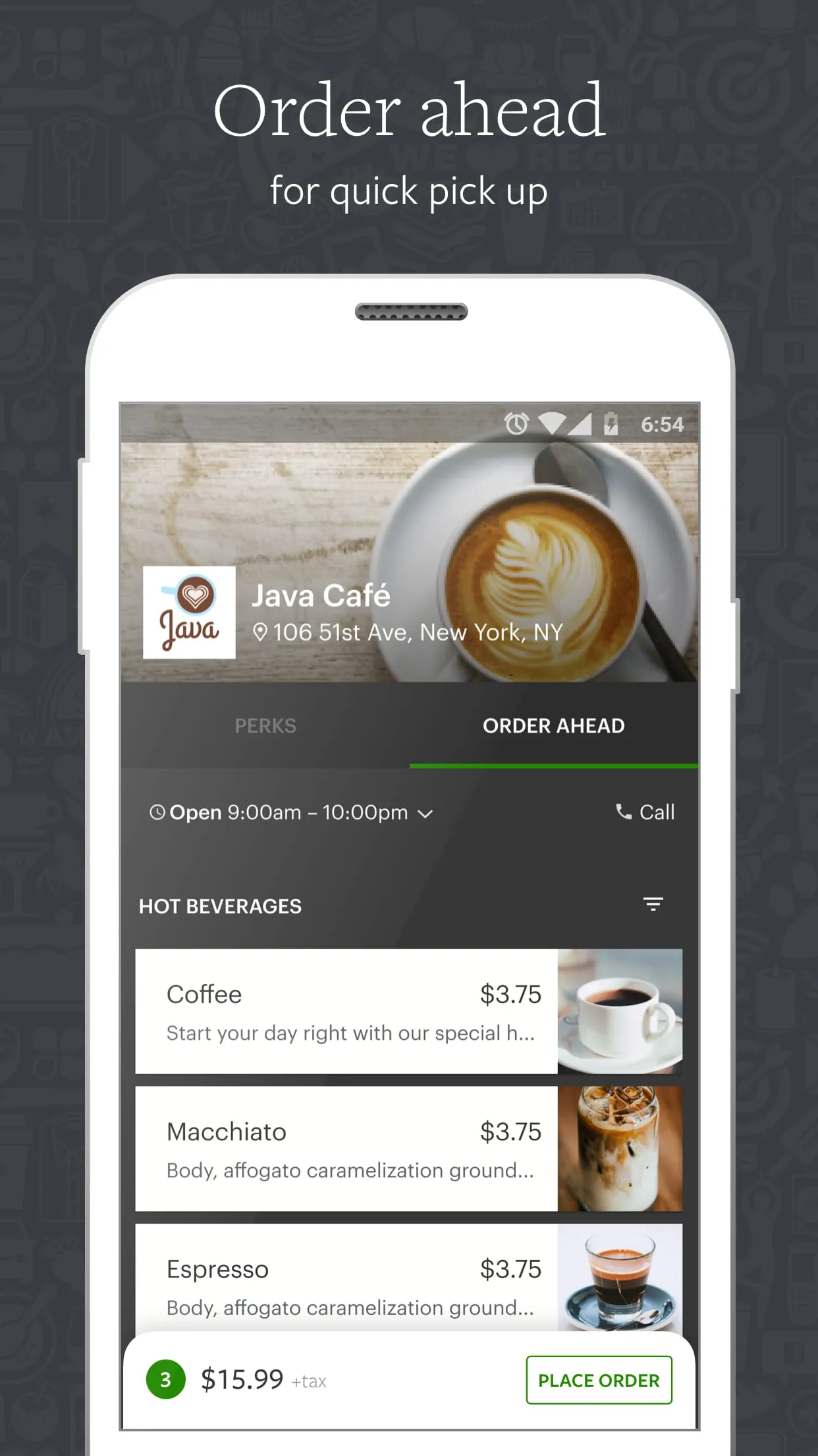 Clover: Perks and Order Ahead