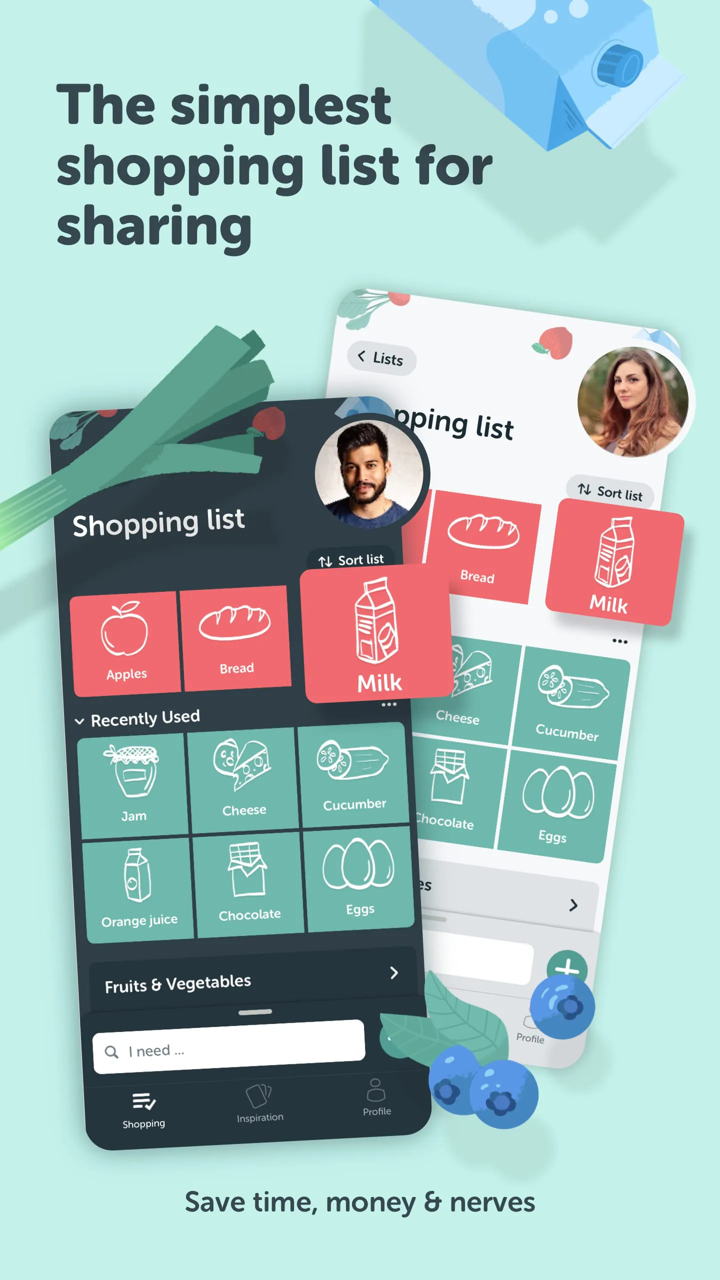 Bring! Grocery Shopping List