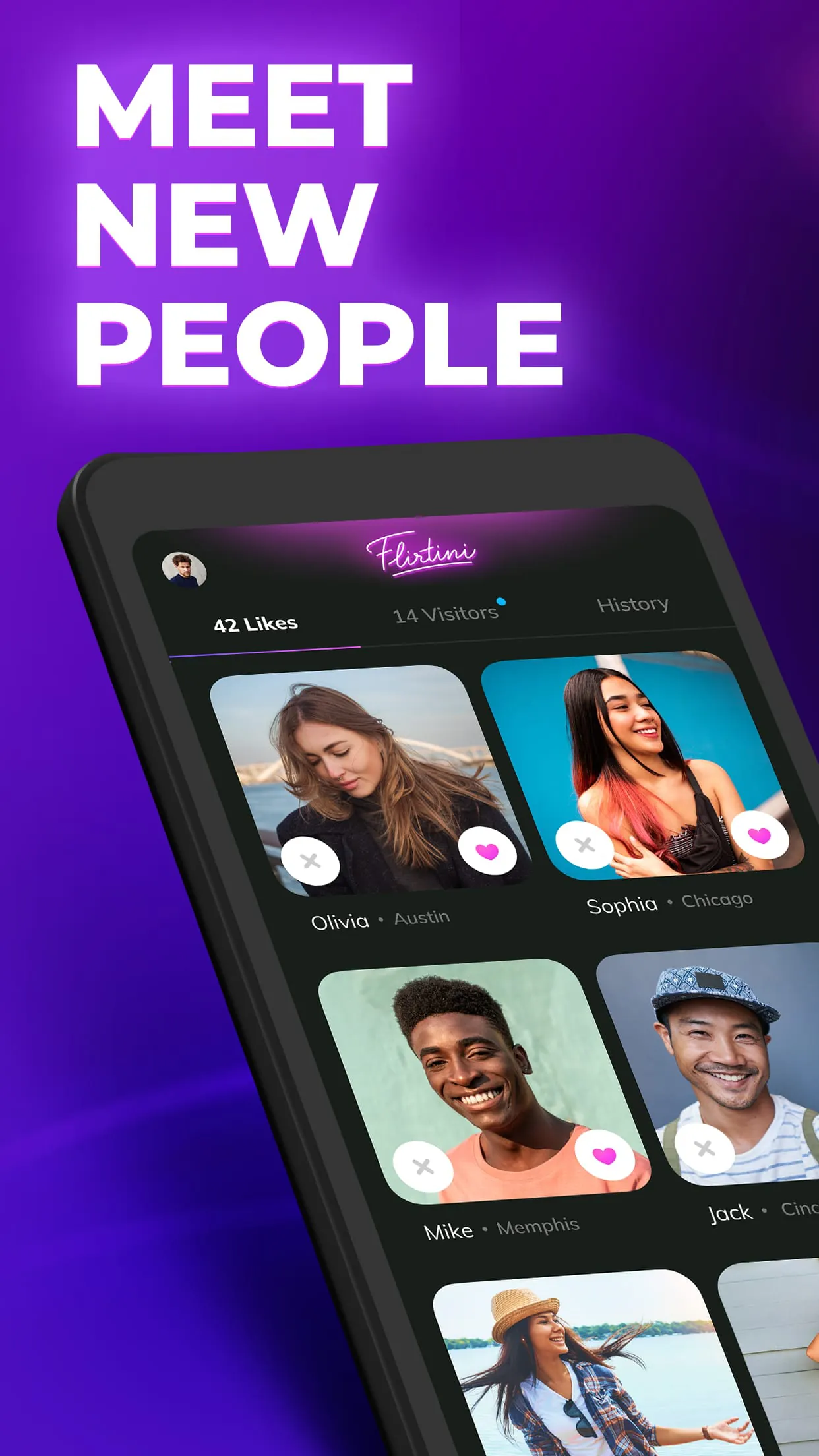 Flirtini - Chat, Flirt, Date