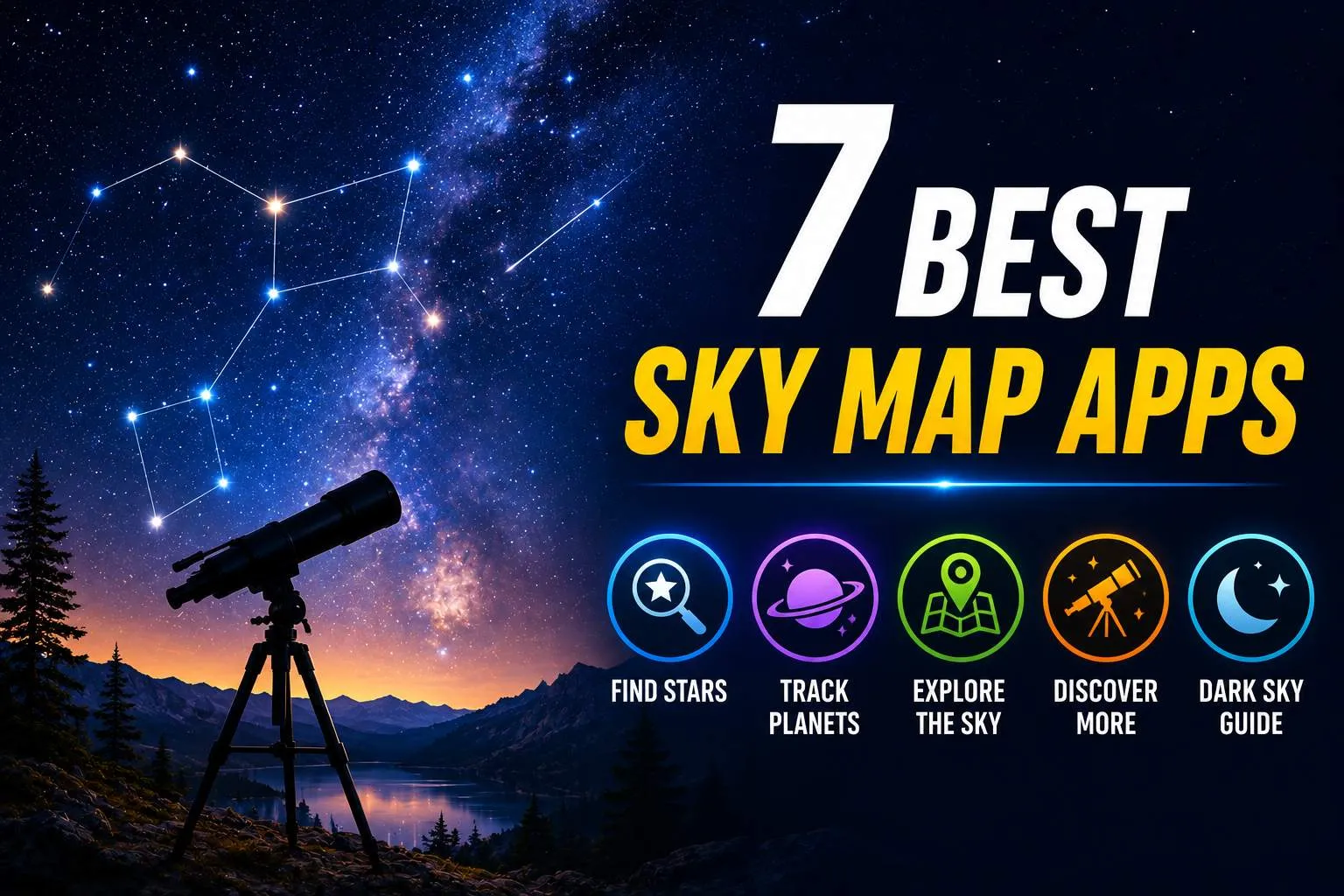 Explore the Night Sky with 7 Best Sky Map Apps for Stargazing