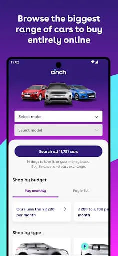 cinch – used cars to buy