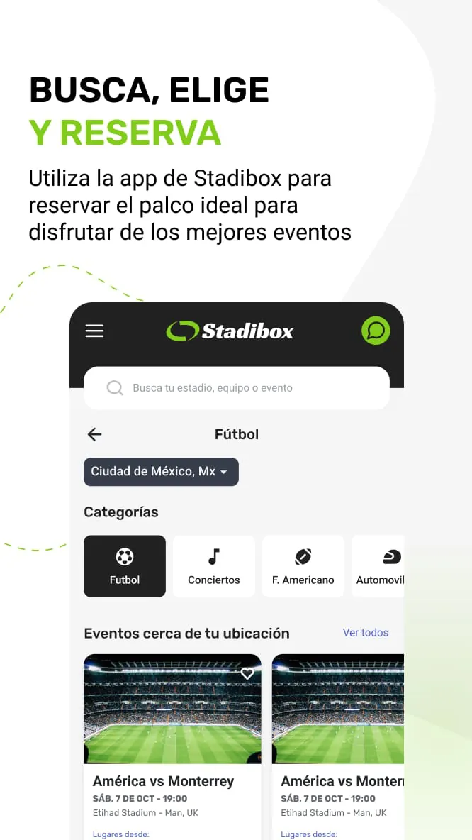 Stadibox renta de palcos