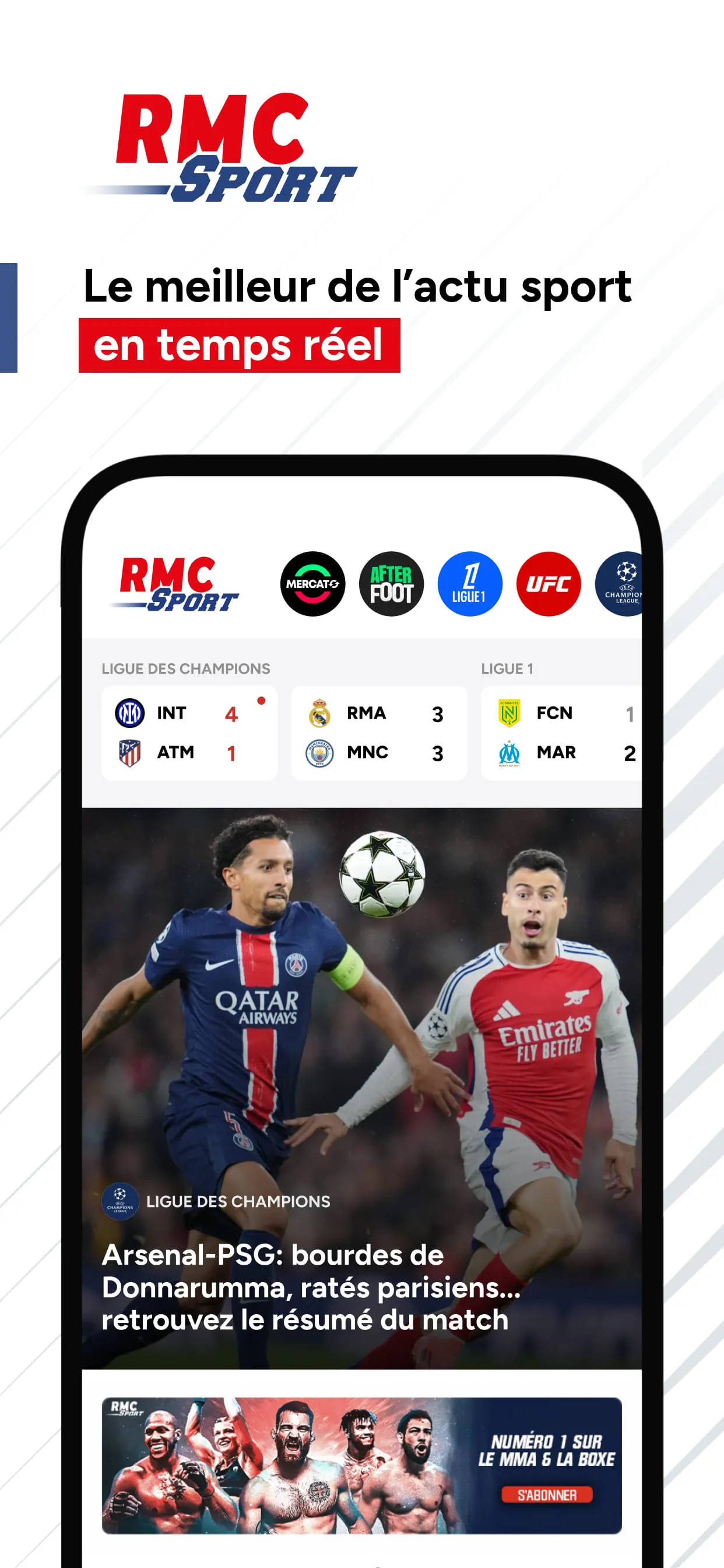 RMC Sport News, foot & rugby