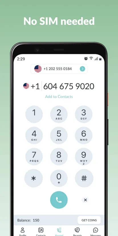 Number2Go: Second Phone Number