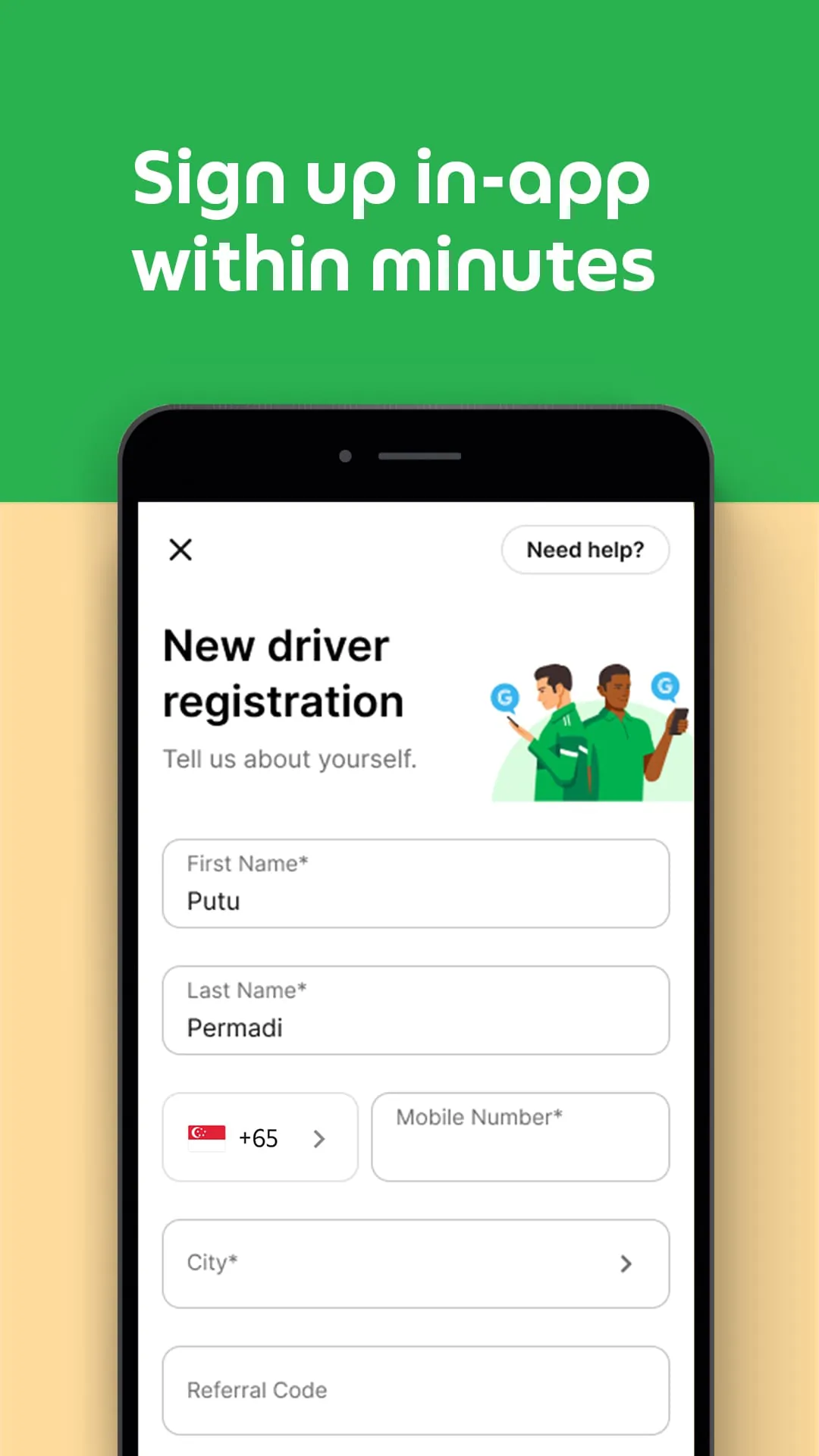 Grab Driver: App for Partners