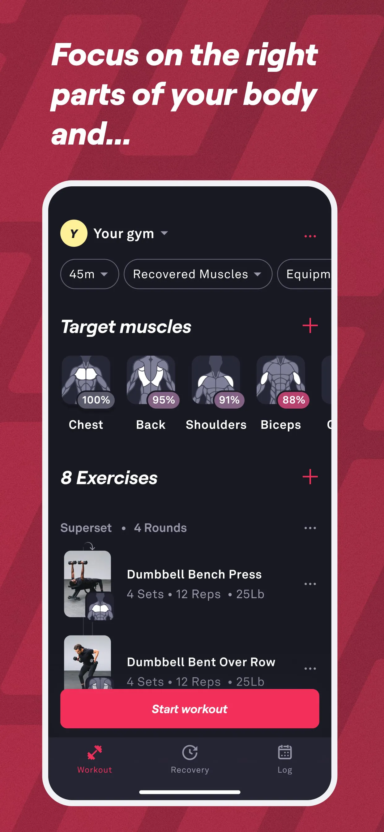 Fitbod: Workout & Gym Planner