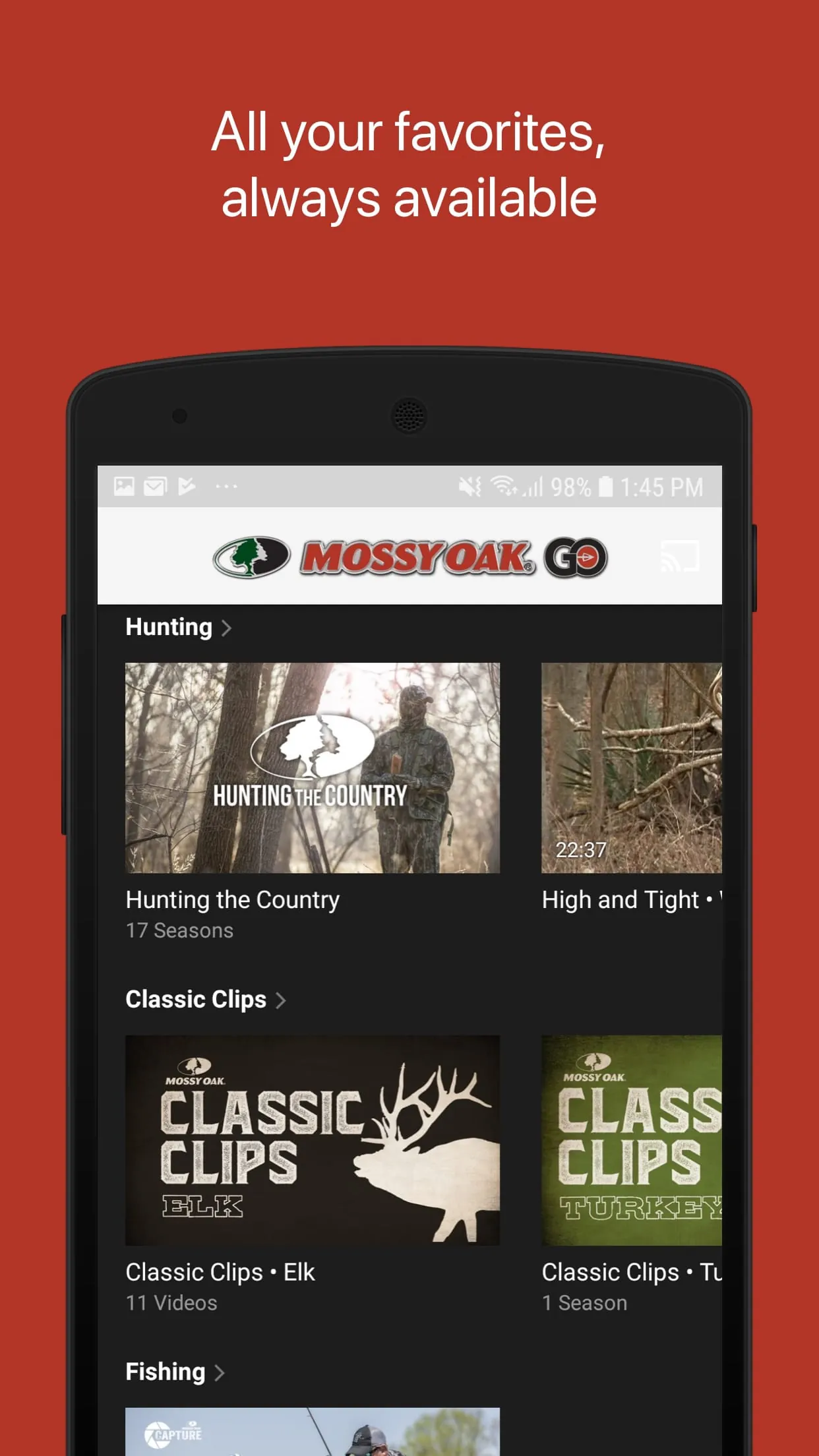 Mossy Oak Go: Outdoor TV