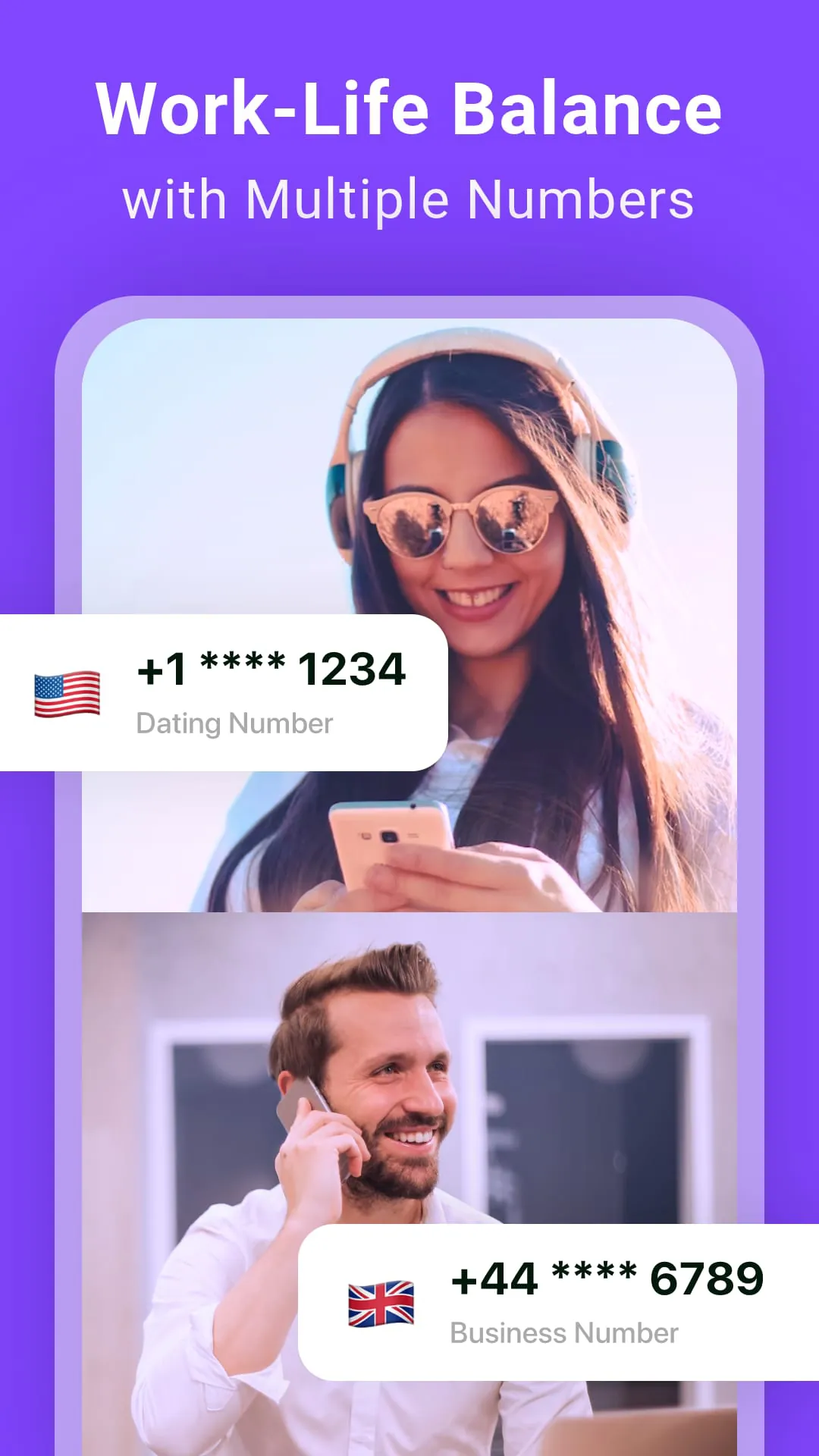 Dual Video Chat + Phone Number