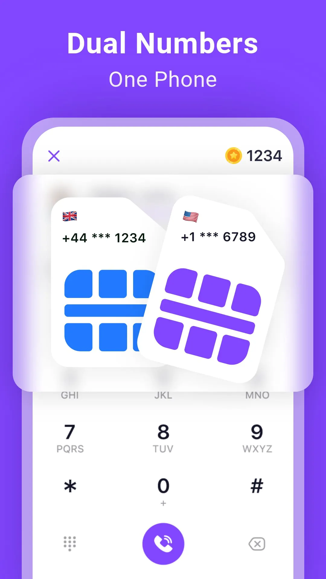 Dual Video Chat + Phone Number