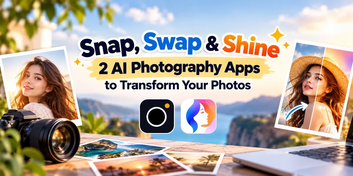Snap, Swap & Shine: 2 AI Photography Apps to Transform Your Photos