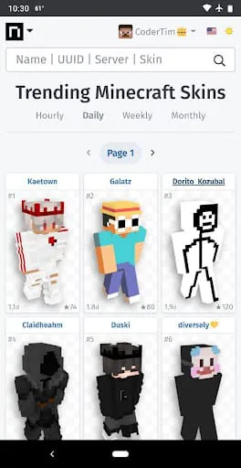 NameMC: Minecraft Skins