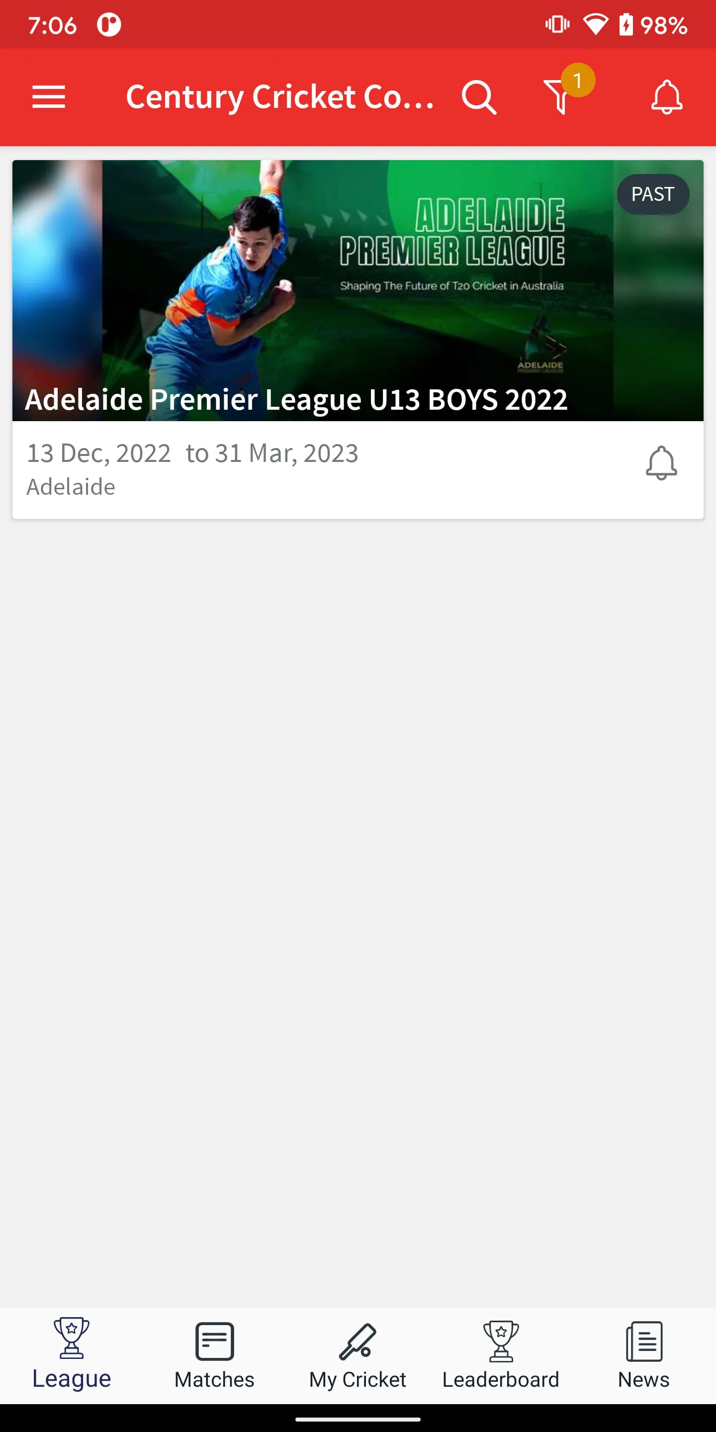 Century Cricket Competitions