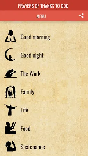 Prayers of thanks to God