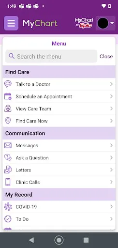 Trinity Health MyChart