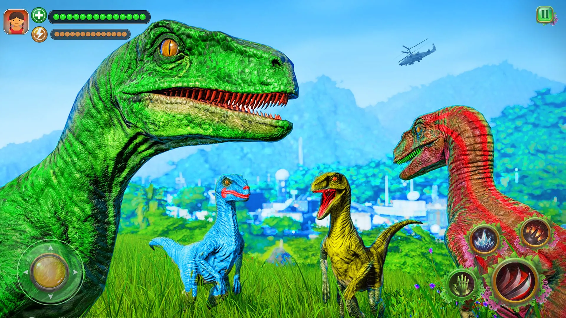 Real Dino game: Dinosaur Games