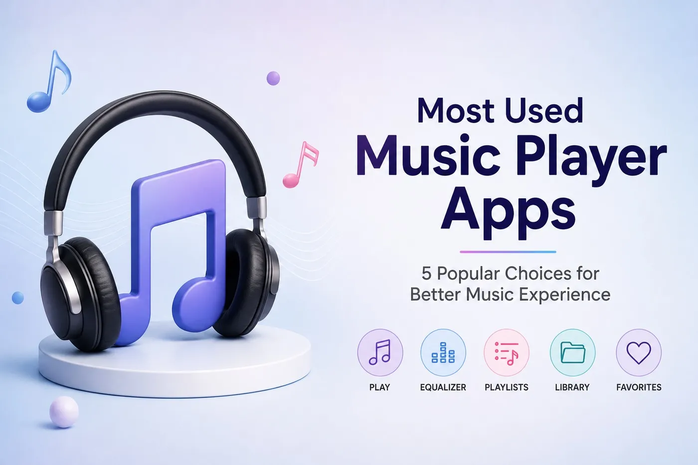 Most Used Music Player Apps: 5 Popular Choices