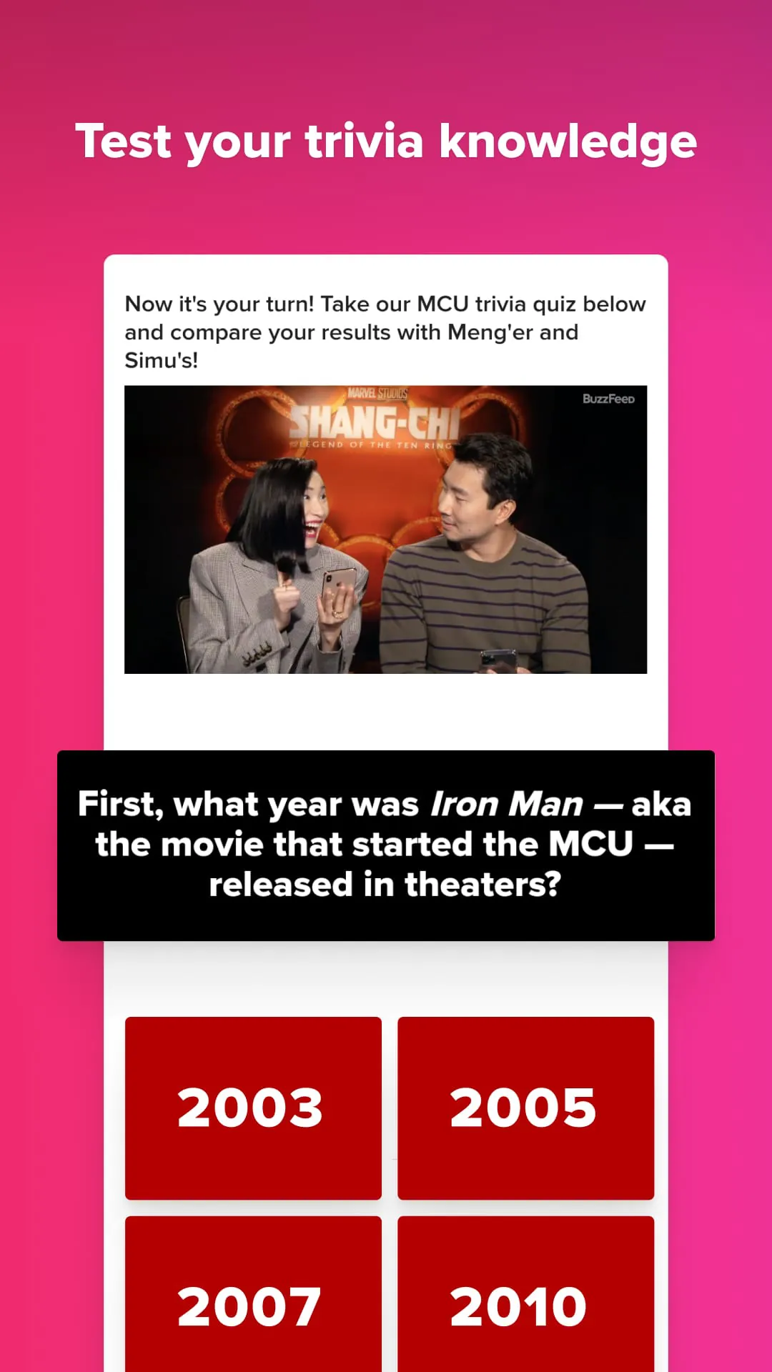 BuzzFeed - Quizzes & News