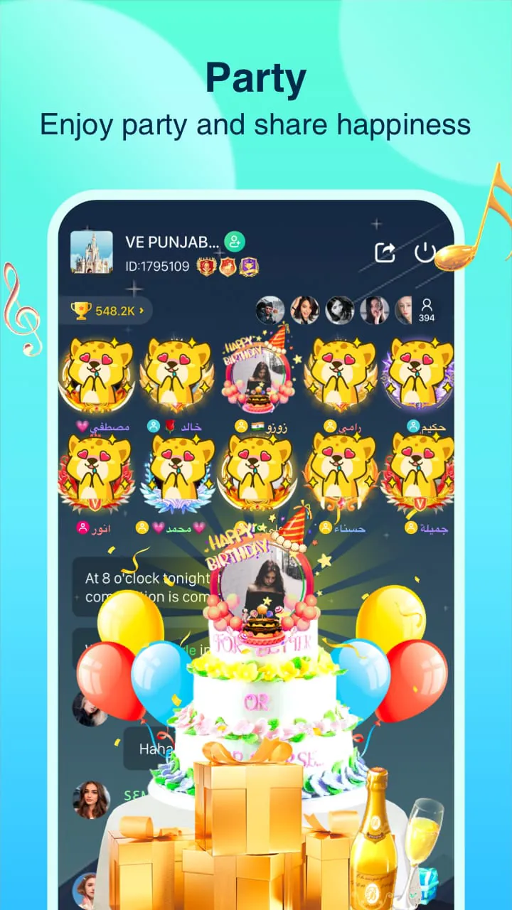 Falla-Group Voice Chat Rooms