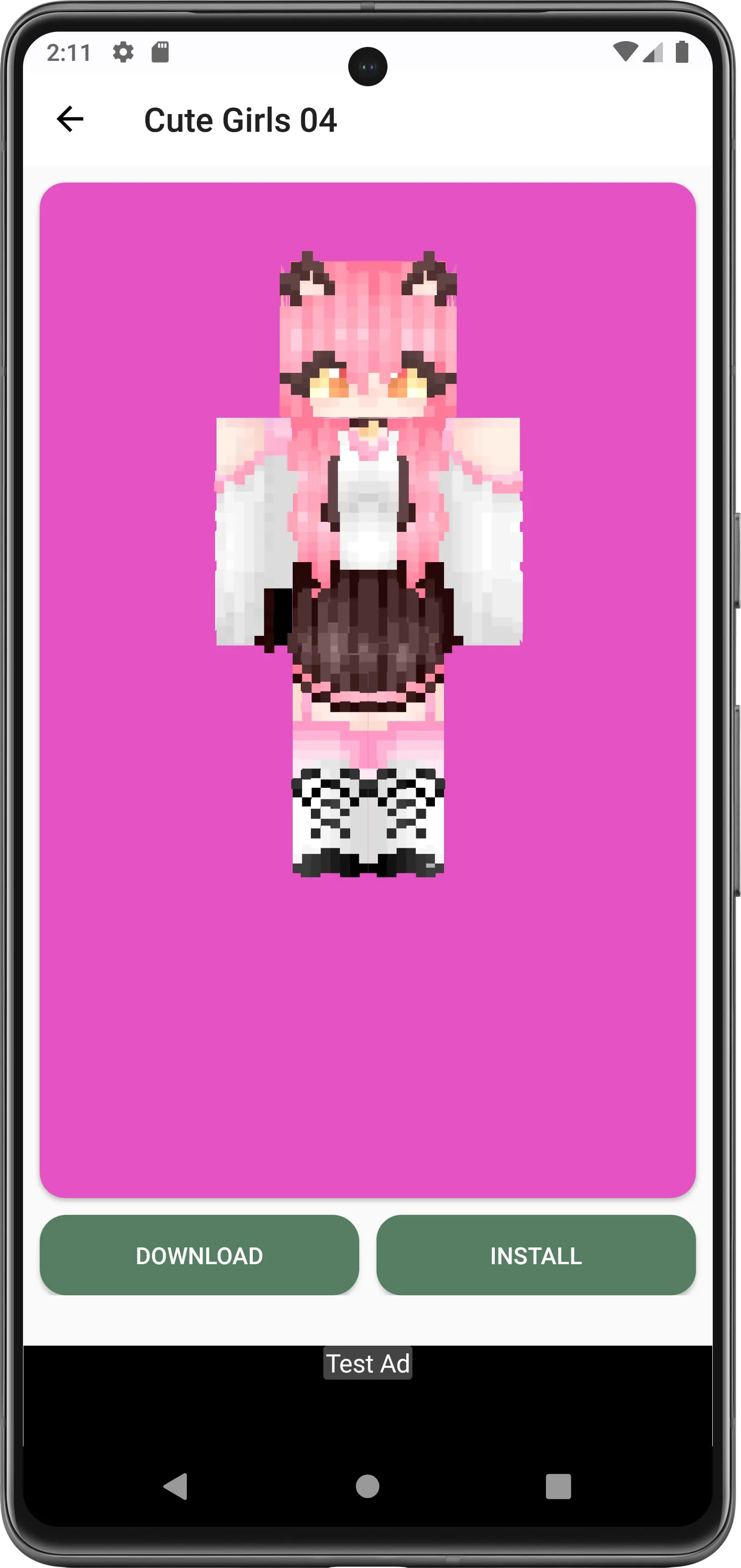 Cute Skins Girls for Minecraft