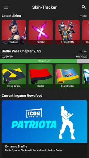 Skin-Tracker for Fortnite